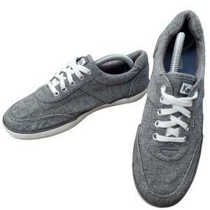 Keds Courty Womens Gray Low Top Lace Up Sneakers Size 7 Casual Jersey Minimalist